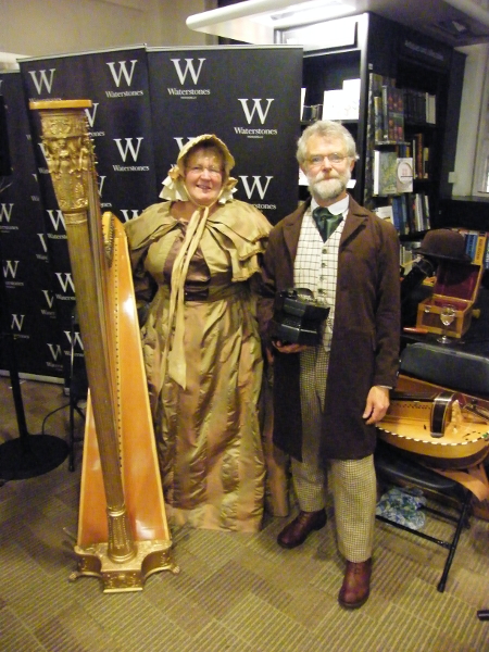 At the Waterstones Launch of 'Moriarty' Oct 2014